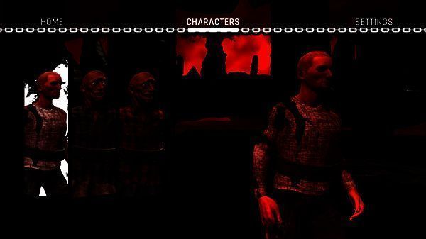 游戏角色选择界面