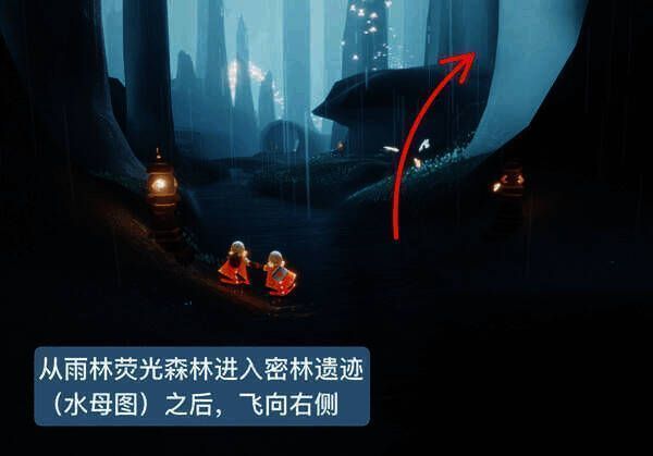 雨林密林遗迹水母图右侧位置