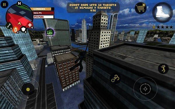 火柴人绳索英雄游戏画面