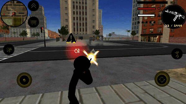 火柴人绳索英雄基础操作画面