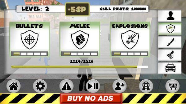 火柴人绳索英雄属性系统画面