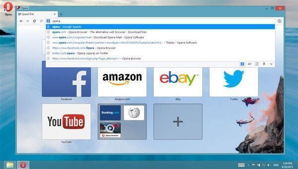 地址栏和搜索栏合一展示