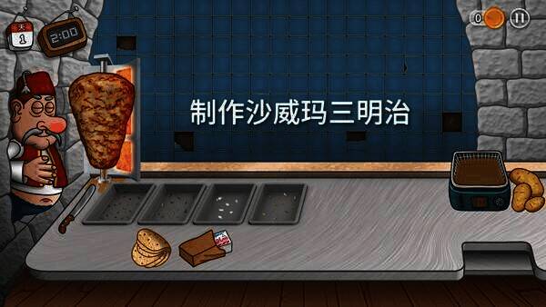 制作并售卖沙威玛三明治