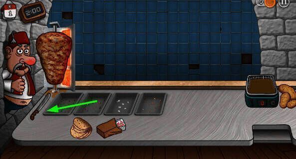 加工美食招待客人画面