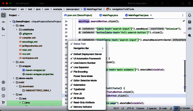 JetBrains Aqua 2024苹果电脑版展示