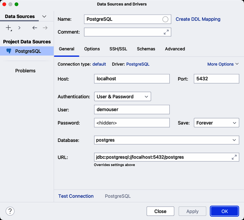 数据库连接操作演示