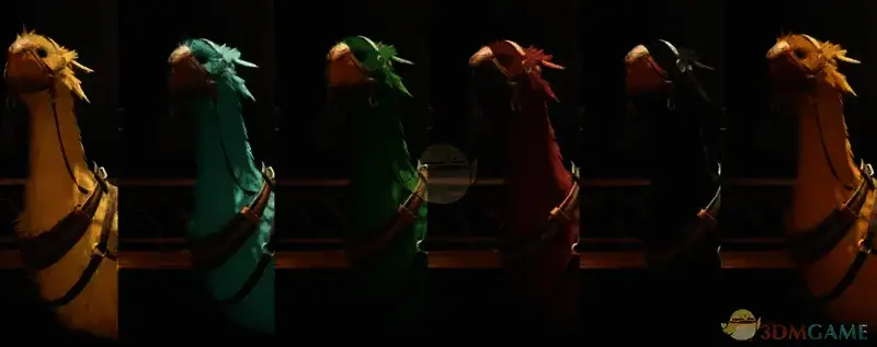 《最终幻想7:重生》陆行鸟多色纹理包MOD游戏截图1