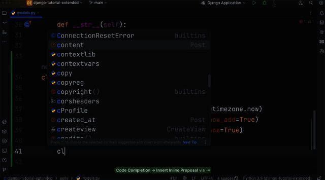 全行代码补全界面