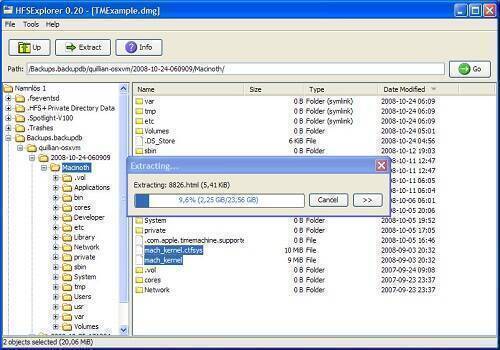 HFSExplorer软件相关展示图