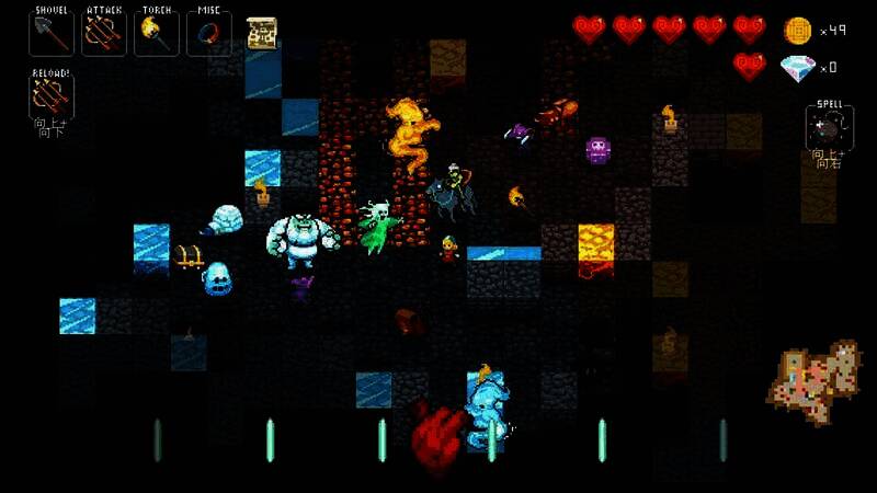 节奏地牢游戏挑战场景