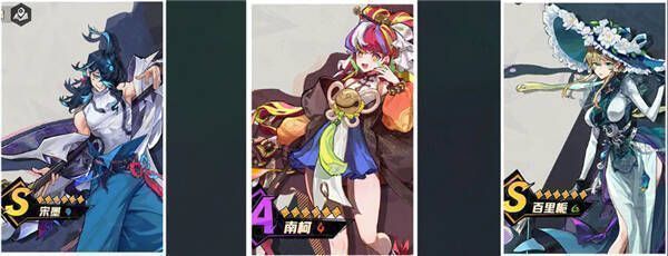 水系小队角色展示