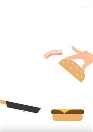 培根滑到手上失败画面