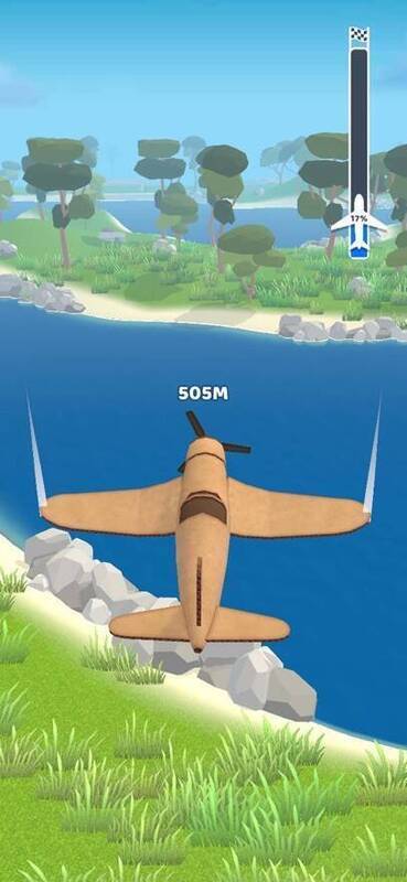 飞机模拟高手游戏中的飞机画面