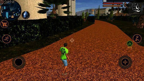 角色攻击操作界面