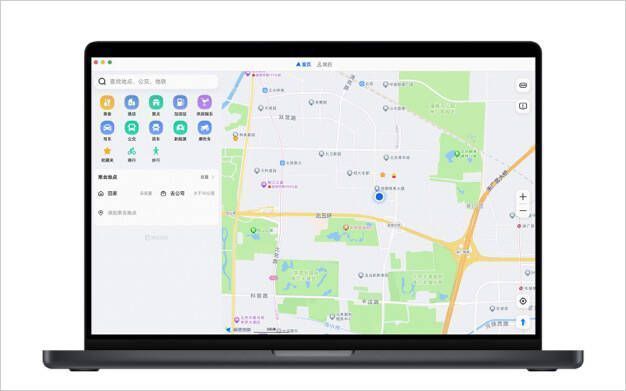 高德地图mac版界面图