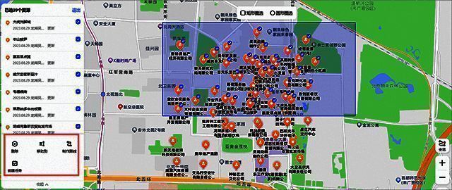 高德地图mac版圈选后操作图