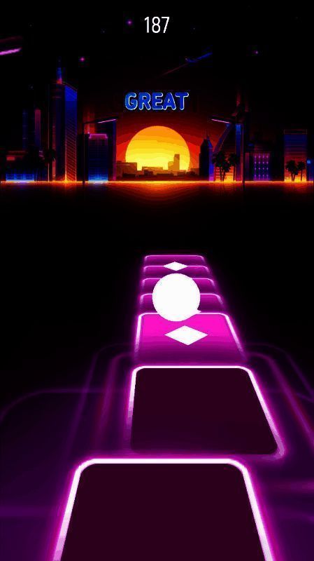 游戏中弹球操作画面