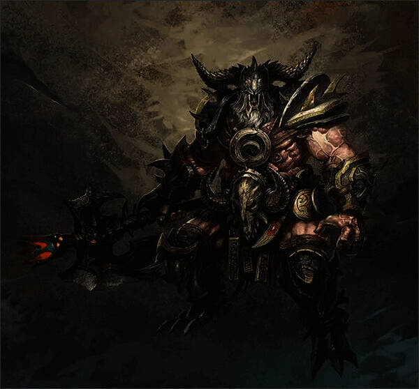 野蛮人职业形象