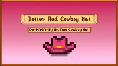 《星露谷物语》红色牛仔帽MOD截图1