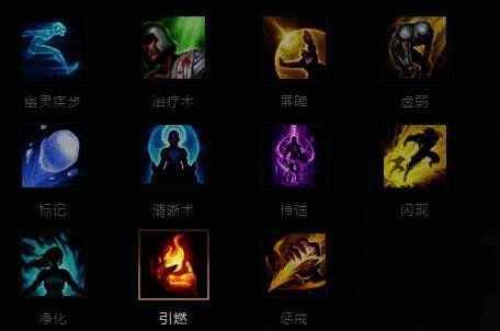 英雄联盟技能界面