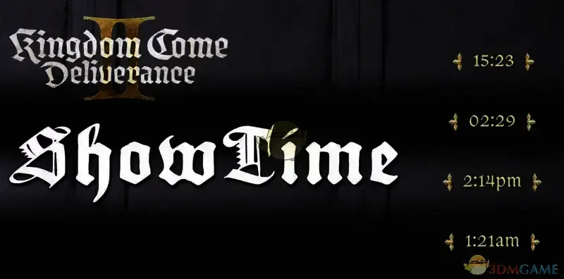 《天国：拯救2》显示时间MOD游戏截图