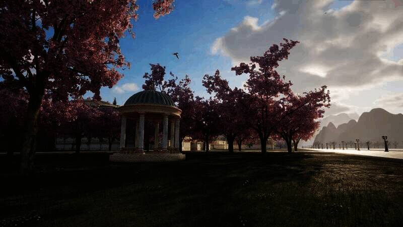 重返校园游戏背景图