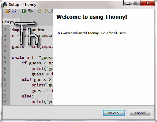 Thonny软件安装界面1