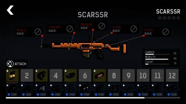 武器零件购买界面