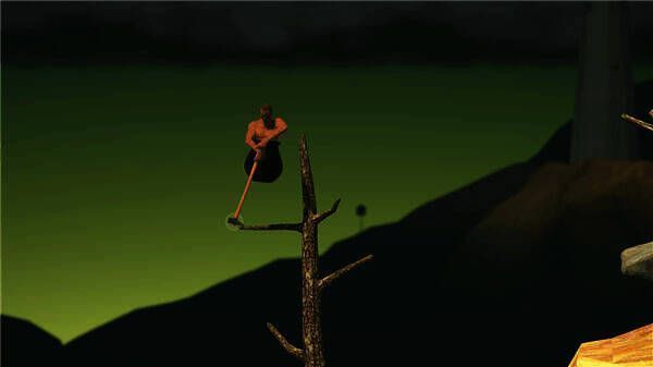 玩家以槌子杆为圆心前行画面