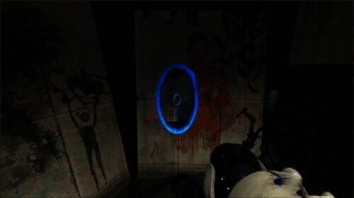 传送枪关卡传送门画面