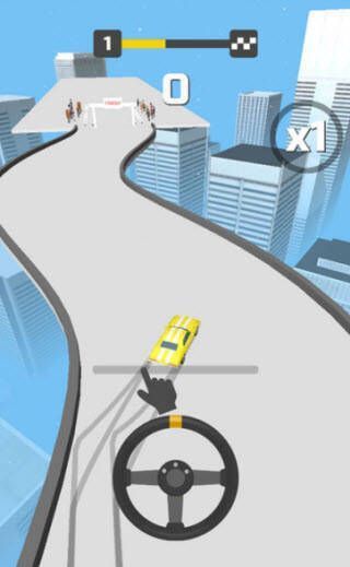 游戏操控方向盘界面图