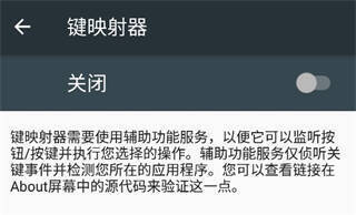 选择KeyMapper服务界面