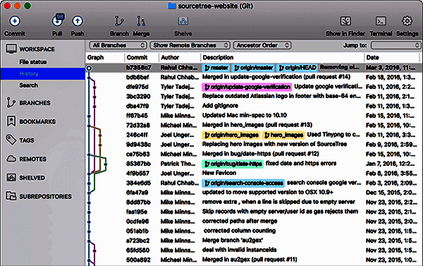 Sourcetree for mac界面2
