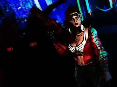 《辐射4》赛博朋克风格夹克MOD游戏截图2