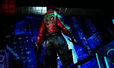 《辐射4》赛博朋克风格夹克MOD游戏截图3