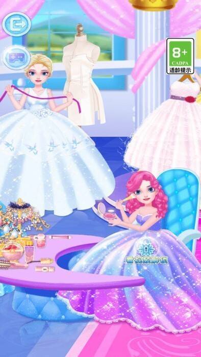 公主婚礼化妆游戏画面