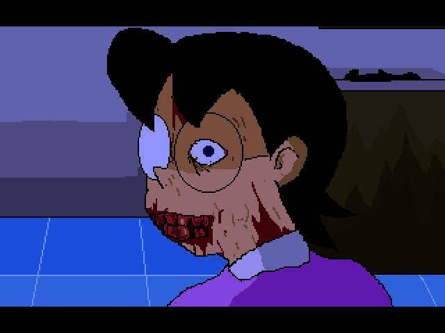 野比大雄的生化危机恐怖氛围画面