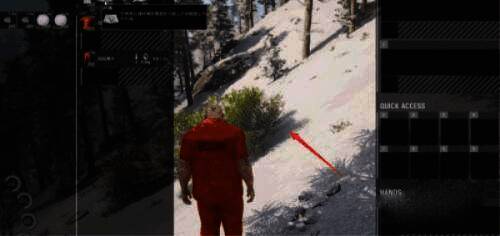 夜晚建造房屋和箱子画面