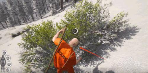 夜晚搜刮物资画面