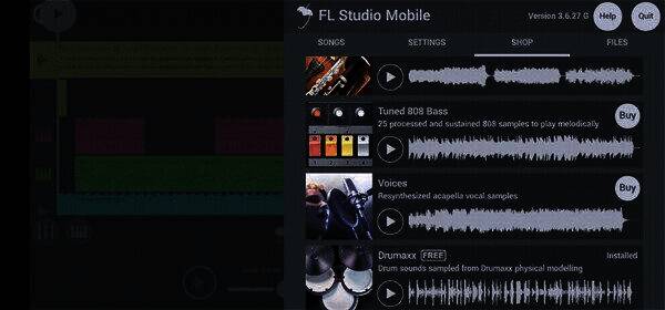 插件仪器选择界面