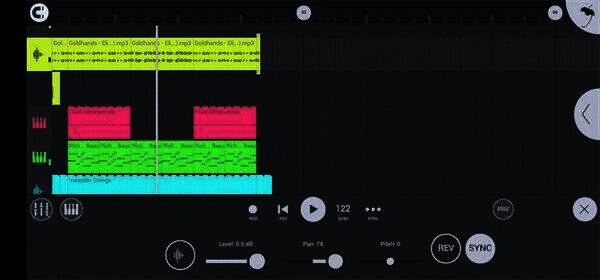 点击播放按钮聆听成果界面