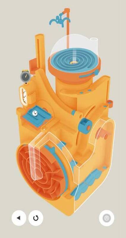 自动小球游戏画面