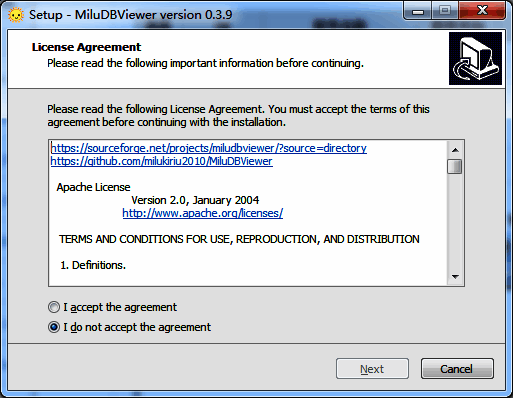 MiluDBViewer安装步骤图片
