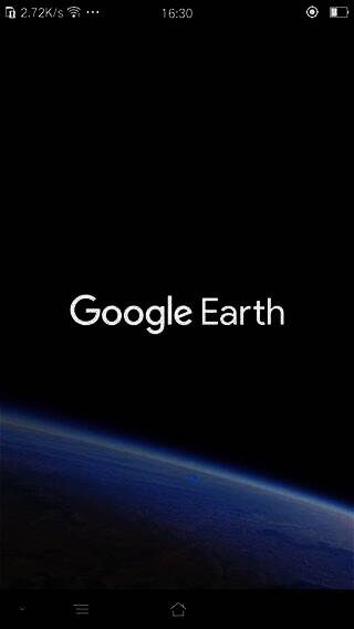 打开谷歌地球手机版界面图