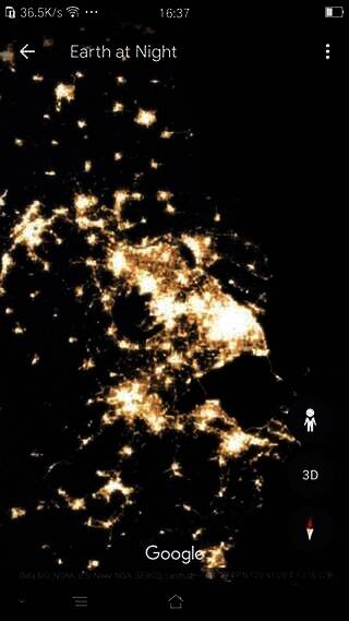 查看夜景景色的界面图