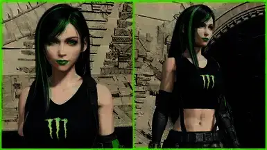 《最终幻想7：重生》蒂法魔爪饮料风格装扮MOD截图1