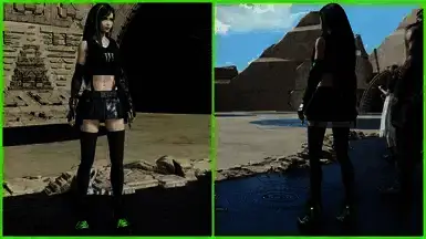 《最终幻想7：重生》蒂法魔爪饮料风格装扮MOD截图2