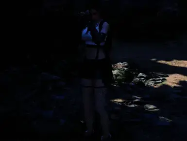 《最终幻想7：重生》蒂法渔网MOD游戏截图