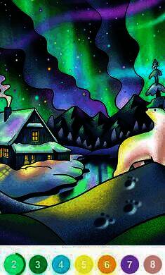 动漫填色游戏画面