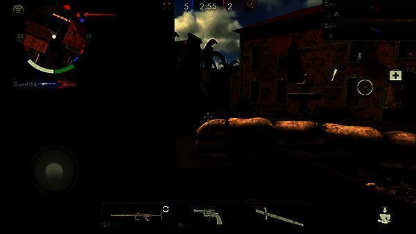 游戏地图显示敌人位置界面